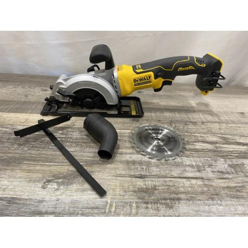 AS-IS DEWALT ATOMIC 20V MAX Cordless Brushless 4-1/2 in. Circular Saw (Tool Only)