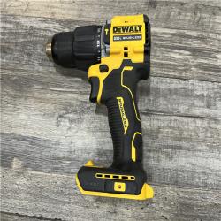 AS-IS DEWALT ATOMIC 20V Lithium-Ion Cordless 1/2 in. Hammer Drill Kit