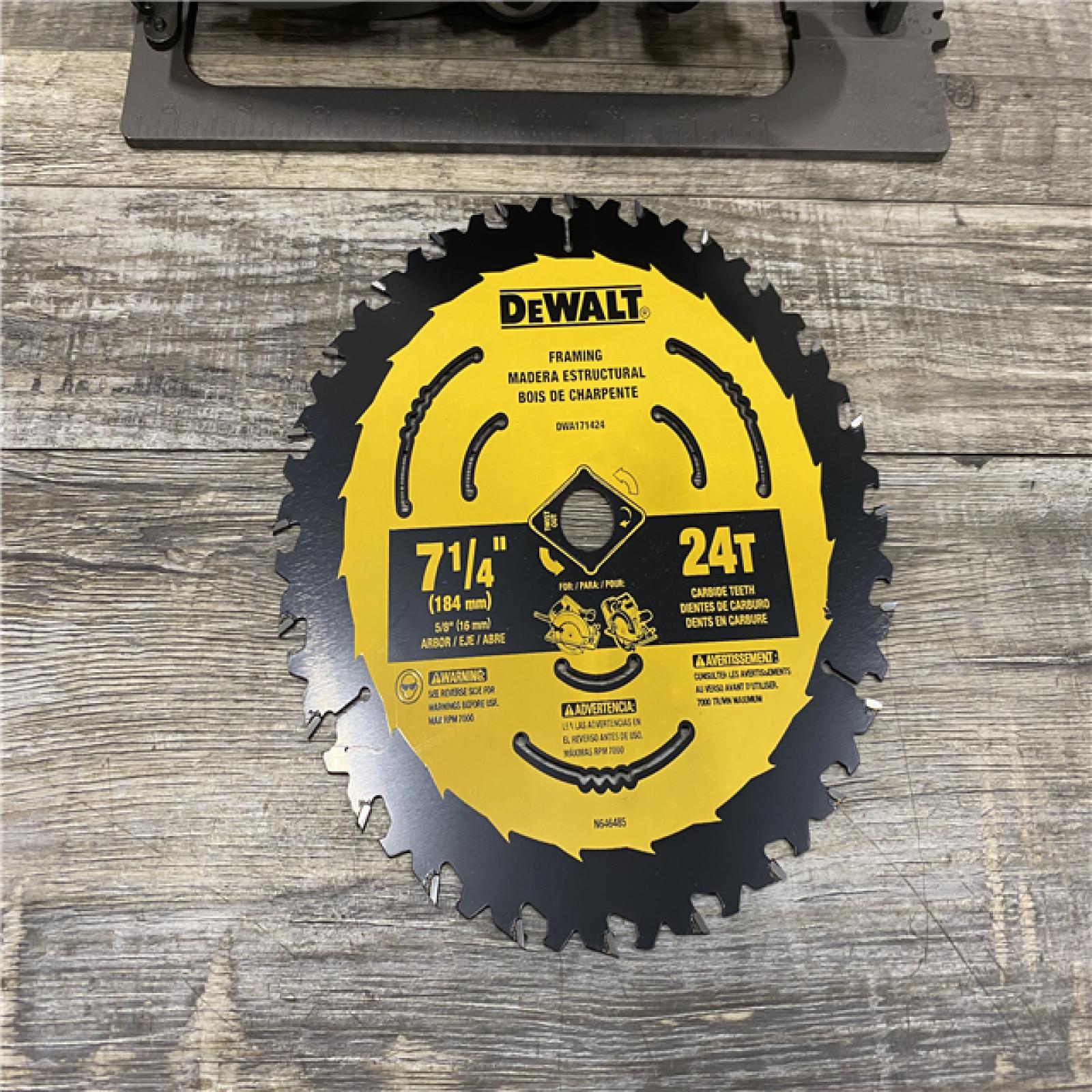 AS-IS DEWALT FLEXVOLT 60V MAX Cordless Brushless 7-1/4 in. Circular Saw with Brake (Tool Only)