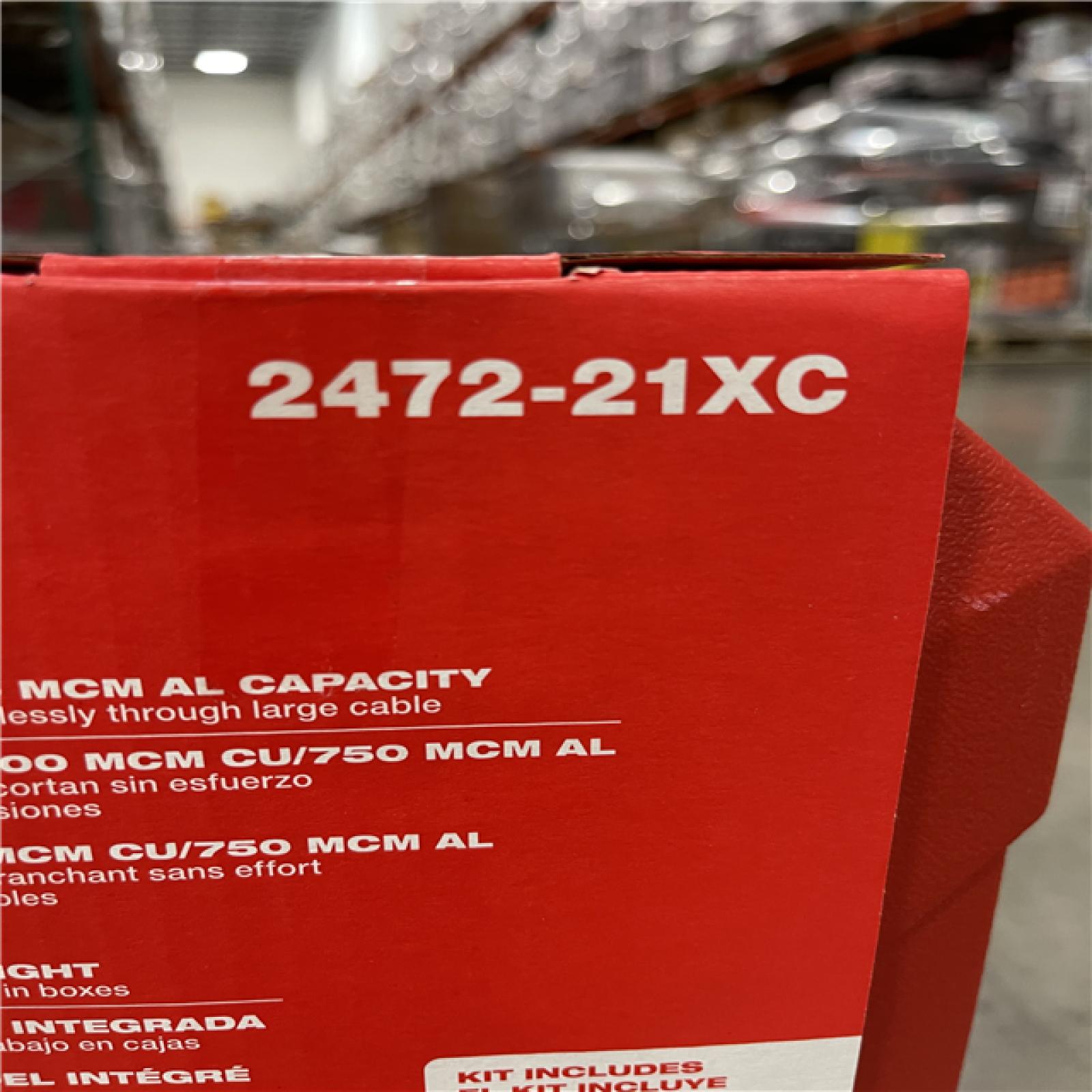 NEW! - Milwaukee M12 12V Lithium-Ion Cordless 600 MCM Cable Cutter Kit with One 3.0Ah Battery  Charger and Hard Case