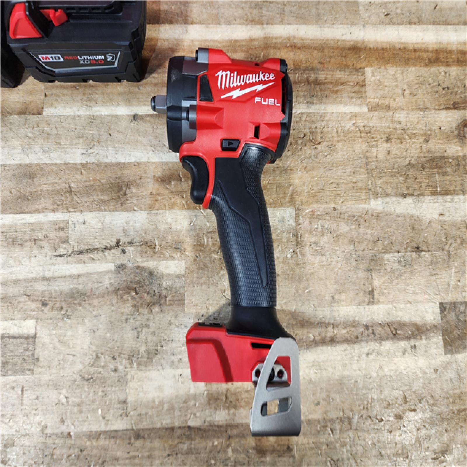HOUSTON LOCATION - AS - IS Milwaukee FUEL 18V Lithium-Ion Brushless Cordless 3/8 in. Compact Impact Wrench Kit