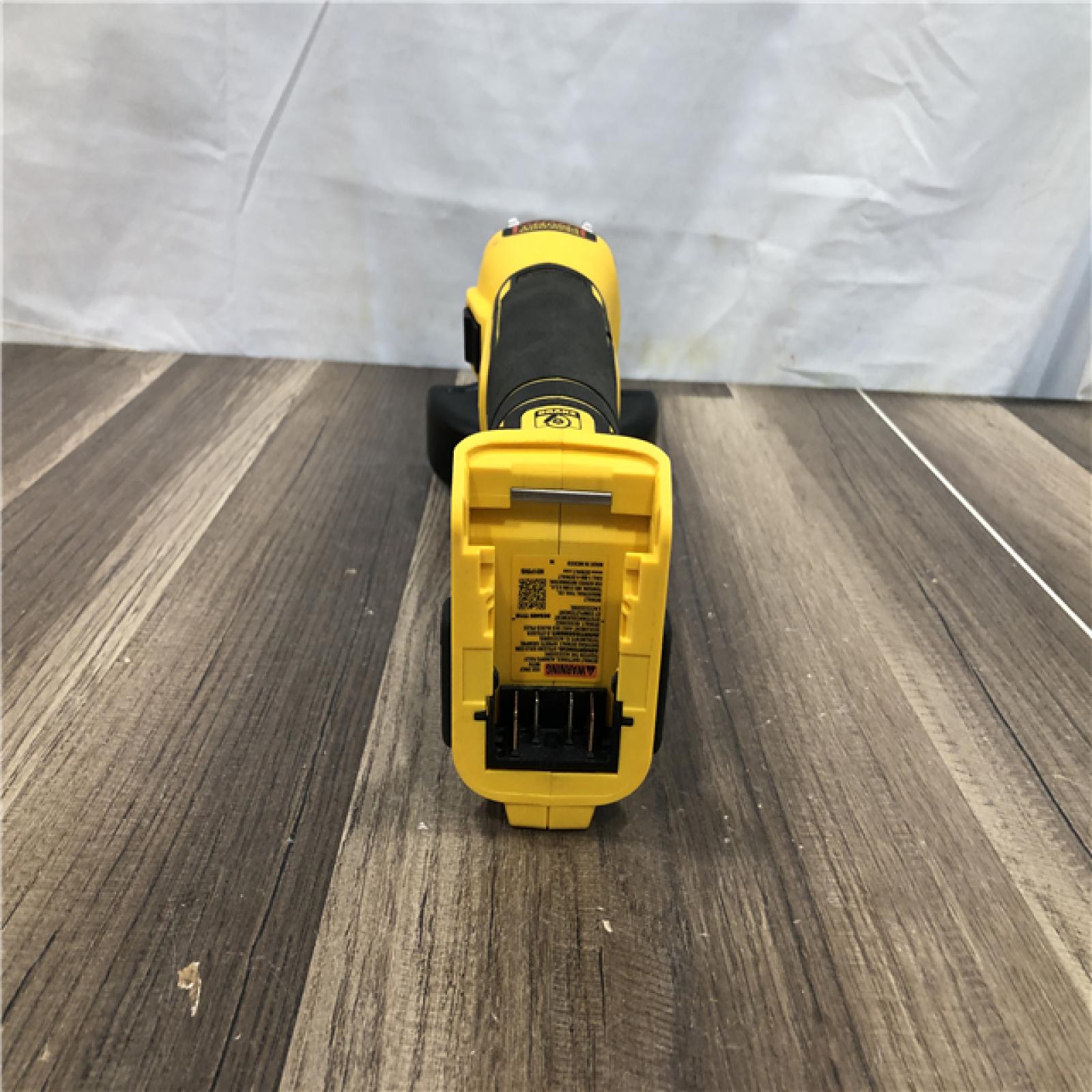 AS-IS DEWALT 20V MAX XR Cordless Brushless 4.5 in. Slide Switch Small Angle Grinder with Kickback Brake (Tool Only)