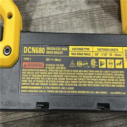 AS-IS DEWALT 20V MAX XR Lithium-Ion Electric Cordless 18-Gauge Brad Nailer (Tool Only)