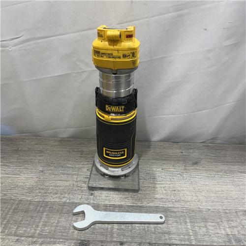AS-IS DEWALT 20V MAX XR Cordless Brushless Fixed Base Compact Router (Tool Only)