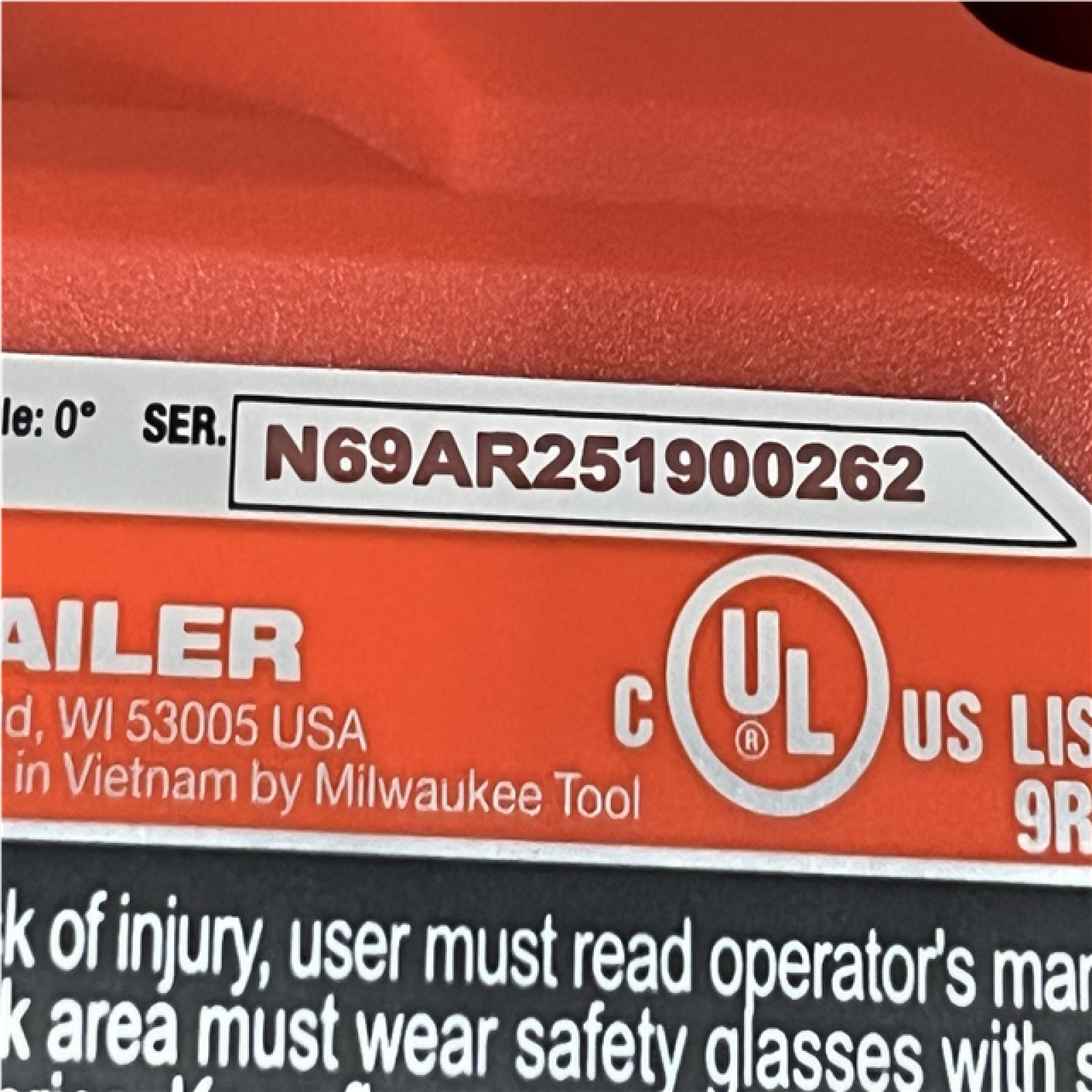 AS-IS Milwaukee FUEL 18-Volt Lithium-Ion Brushless Cordless Gen ll 16-Gauge Straight Finish Nailer (Tool Only)
