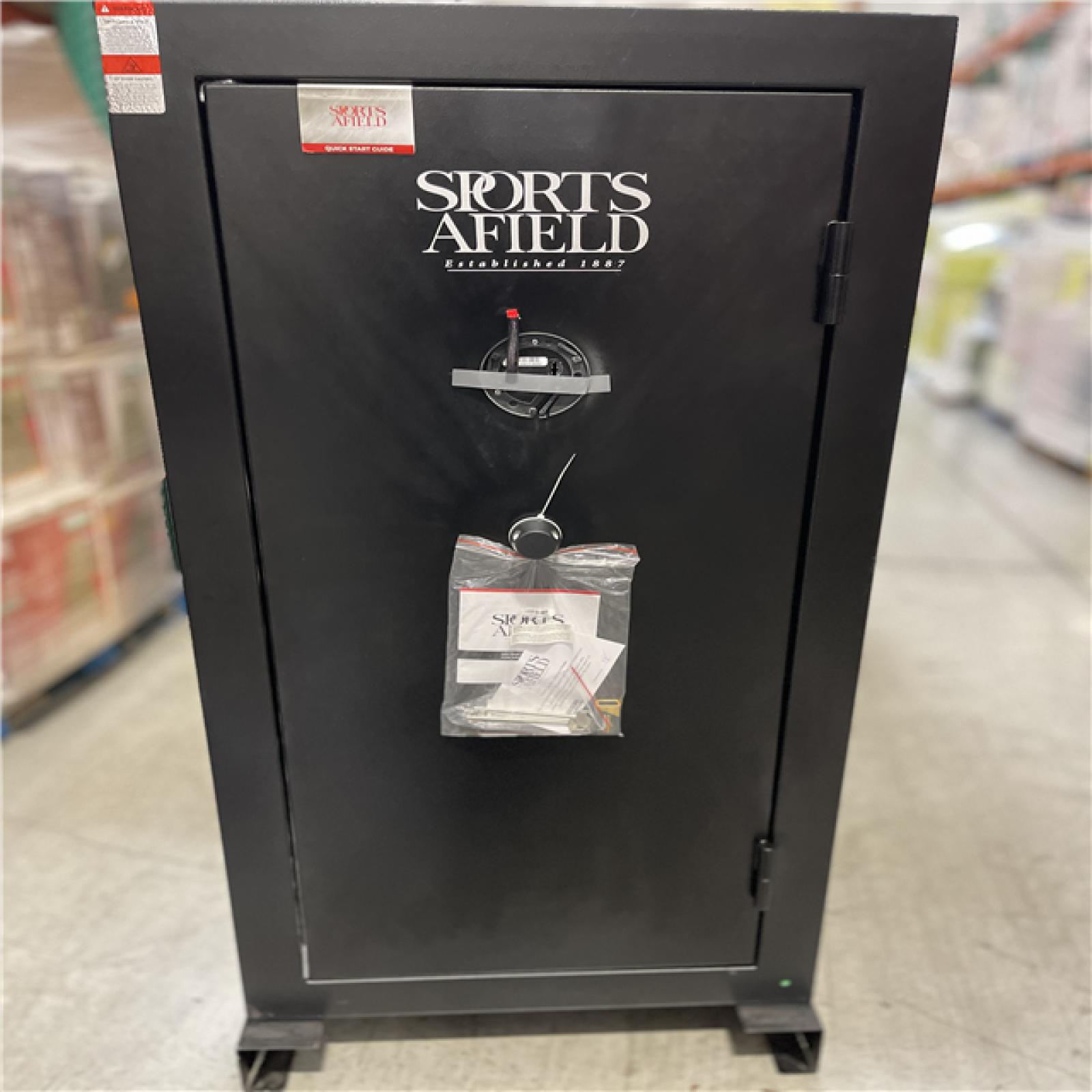 DALLAS LOCATION- AS-IS Sports Afield 30-Gun Fireproof Electronic Lock Gun Safe  Black