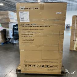 DALLAS LOCATION -Seasons ENERGY STAR 14.2 Cu. Ft. Top Freezer Refrigerator (2 UNITS)