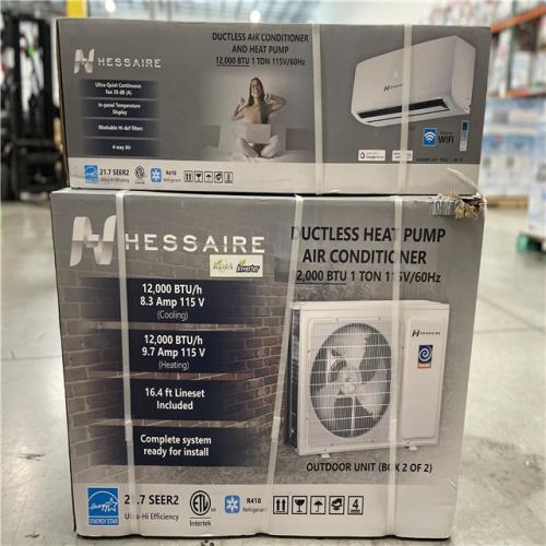 NEW! - Hessaire 12 000 BTU Mini Split Heat Pump