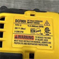AS-IS DEWALT Atomic 20V Max Lithium-Ion Brushless Cordless Compact 1/4 in. Impact Driver Kit