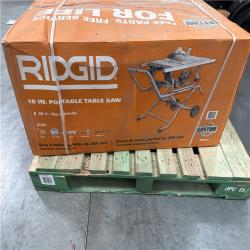 California NEW Sealed Box Ridgid 10 in. Portable Table Saw