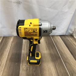 AS-IS  DEWALT 20V MAX Lithium-Ion Cordless 1/2 in. Impact Wrench Kit