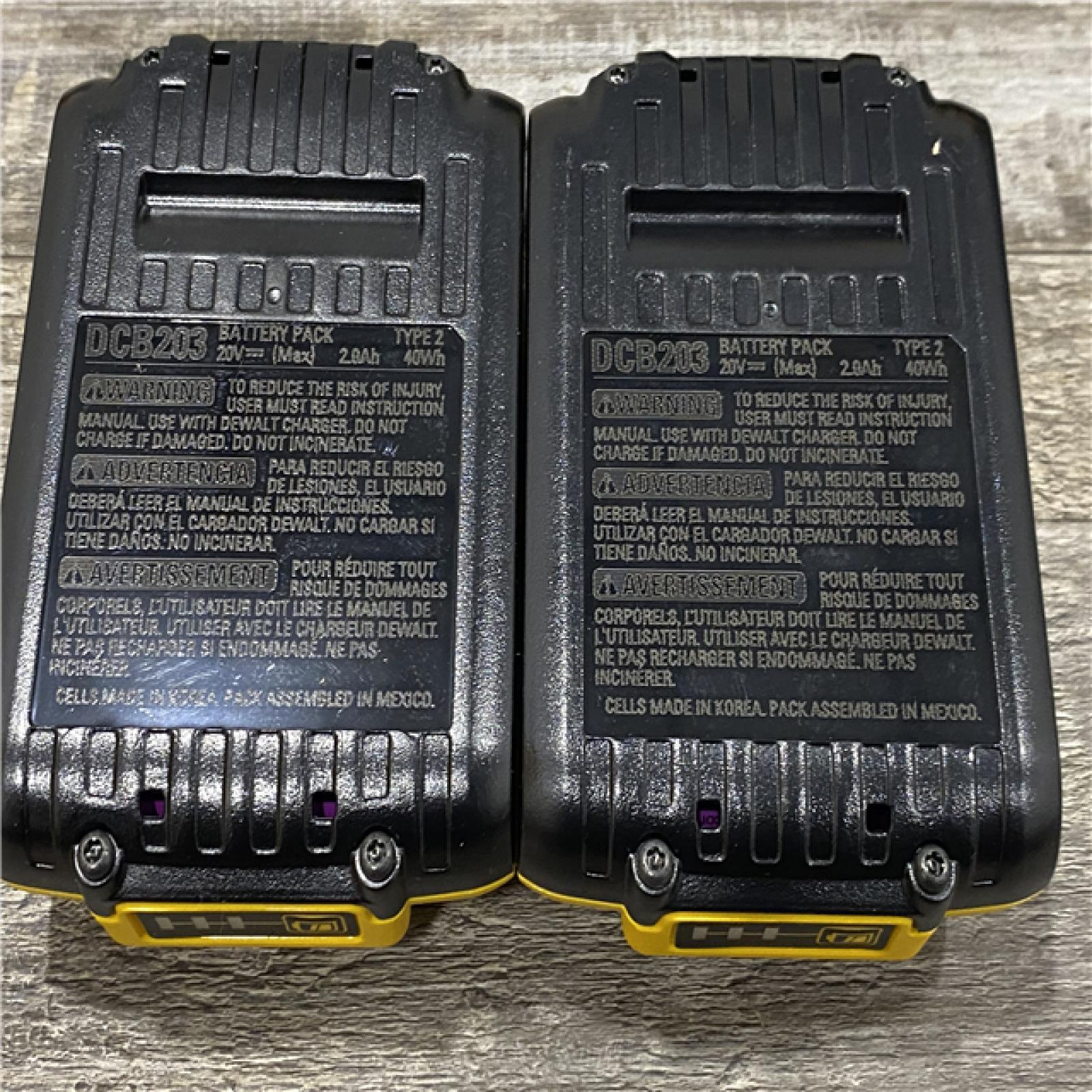 AS-IS DEWALT ATOMIC 20-Volt MAX Lithium-Ion Cordless Combo Kit