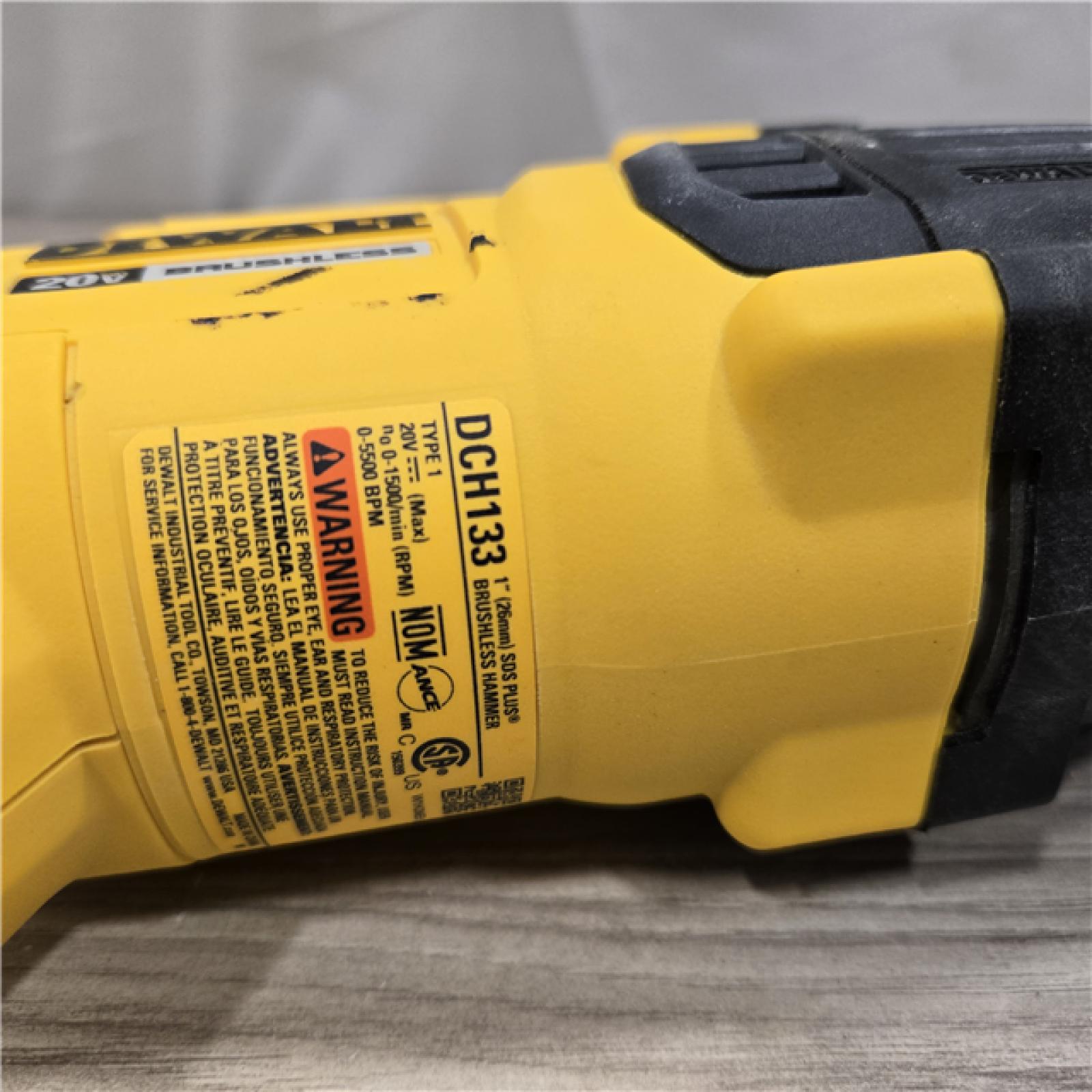 AS-IS DeWalt 20v MAX Cordless Rotary Hammer Drill (Tool-Only) DCH133