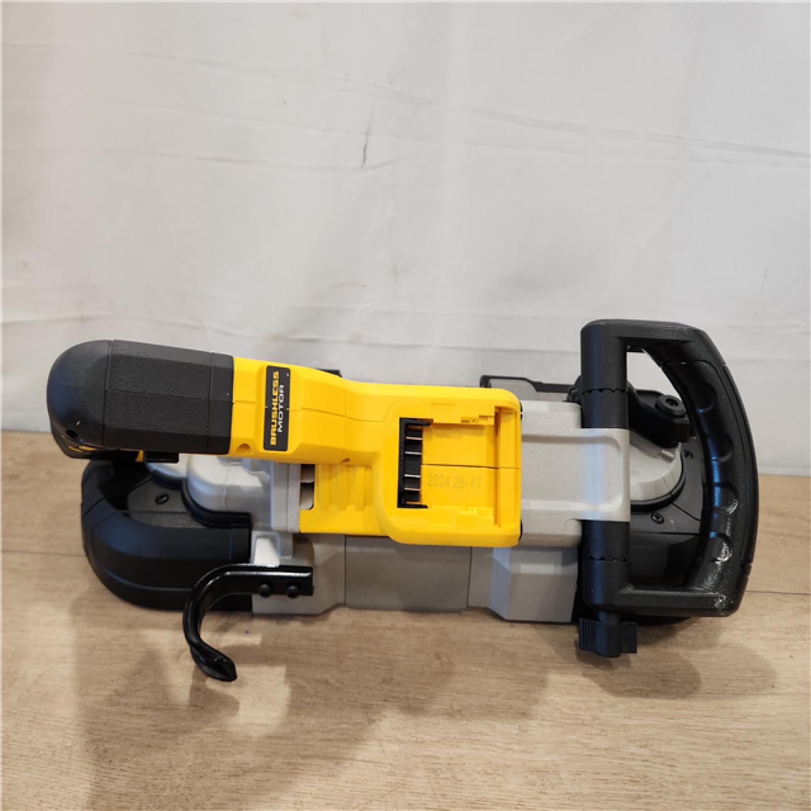 AS-IS- DEWALT 20-Volt MAX Lithium-Ion Cordless Brushless Deep Cut Band Saw (Tool-Only)