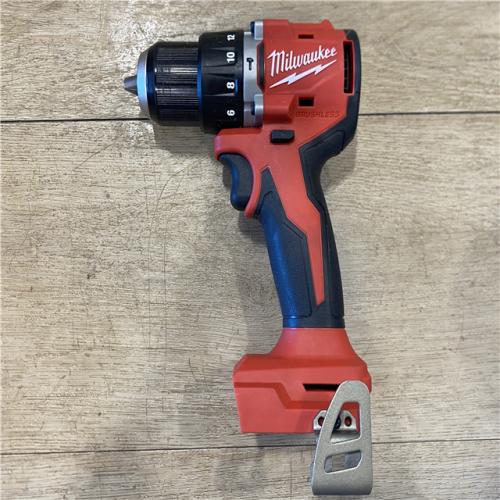 AS-IS Milwaukee 18V Lithium-Ion Brushless Cordless 1/2 in. Compact Hammer Drill/Driver (Tool-Only)