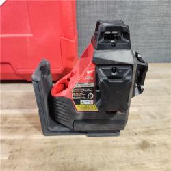 HOUSTON LOCATION - AS-IS Milwaukee-3632-21 M12 Green Beam Laser 360° 3-Plane Kit