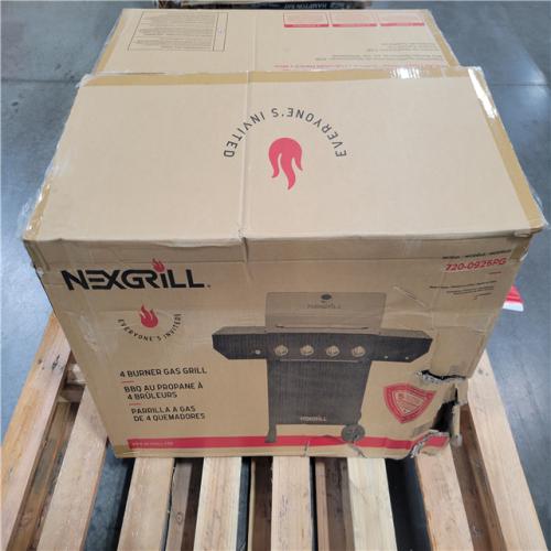 CALIFORNIA AS-IS NEW NEXGRILL 4 BURNER GAS GRILL