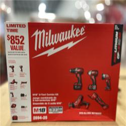 NEW! - Milwaukee M18 18V Lithium-Ion Cordless Combo Kit (5-Tool) with (2) Batteries  Charger and Tool Bag