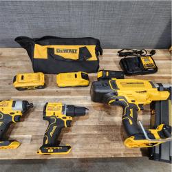 Houston Location DEWALT Drills QTY/2 and Nail Gun and Batteries QTY/ 3 with Charger
