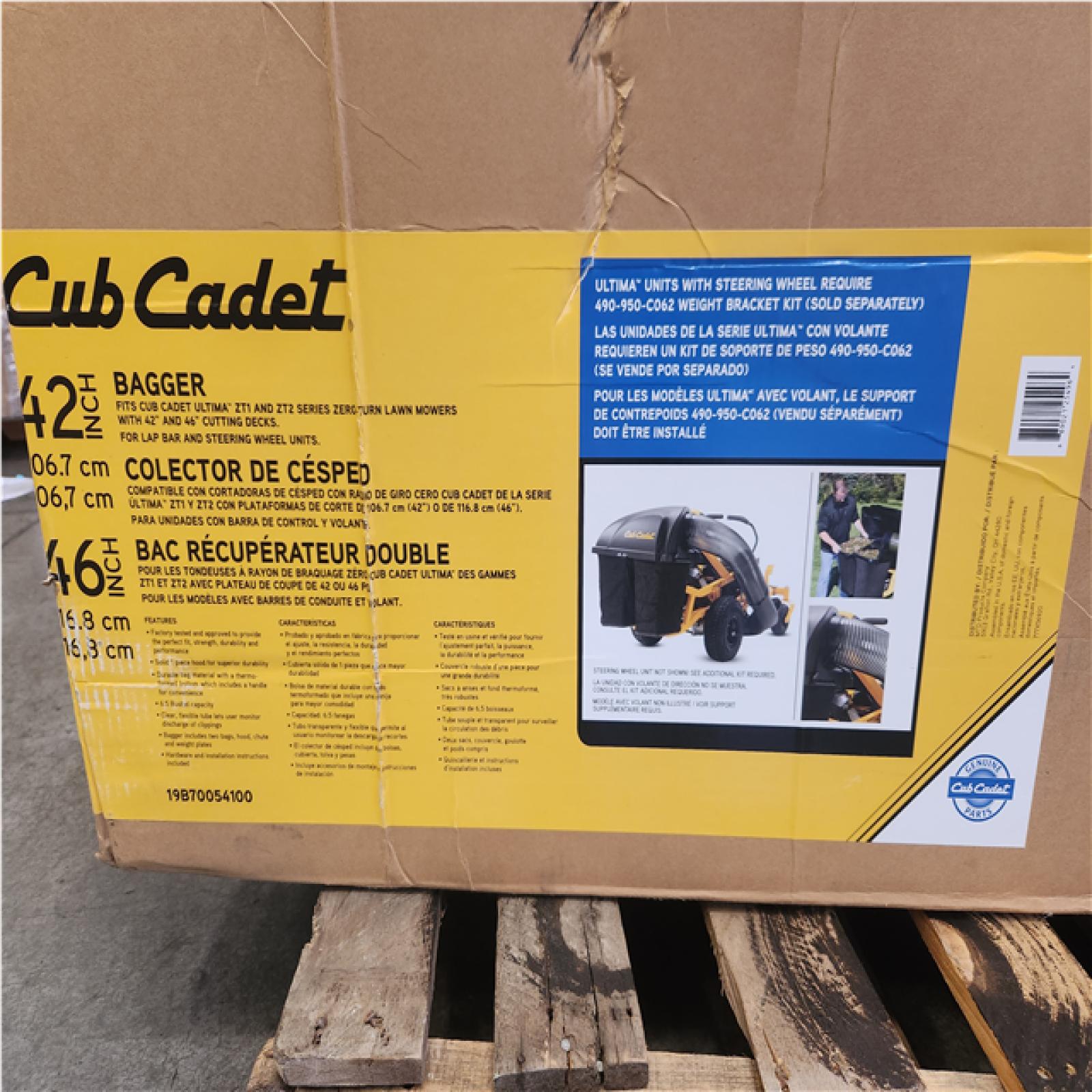 Phoenix NEW Cub Cadet Original Equipment 42 in. and 46 in. Double Bagger for Ultima ZT1 Series Zero Turn Lawn Mowers