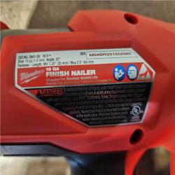 HOUSTON LOCATION - AS-IS Milwaukee FUEL 18-Volt Lithium-Ion Brushless Cordless Gen II 16-Gauge Angled Finish Nailer (Tool-Only)