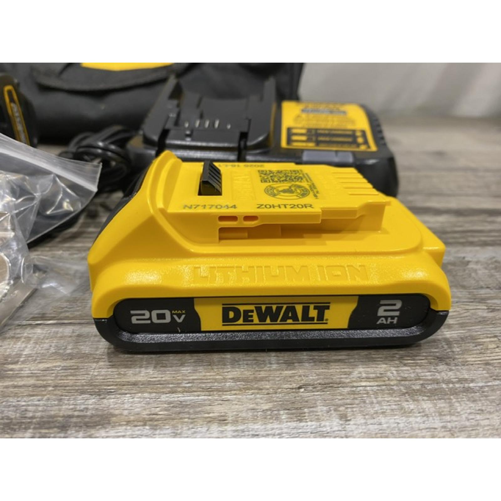 AS-IS DEWALT Atomic 20V Lithium-Ion Cordless Compact 1/2 in. Drill/Driver Kit