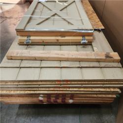 Phoenix AS-IS DIY Wooden Shed 8'x6' with Sliding Barn Doors