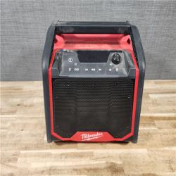 HOUSTON LOCATION - AS - IS Milwaukee Lithium-Ion Cordless PACKOUT Jobsite Radio/Speaker with Built-In Charger
