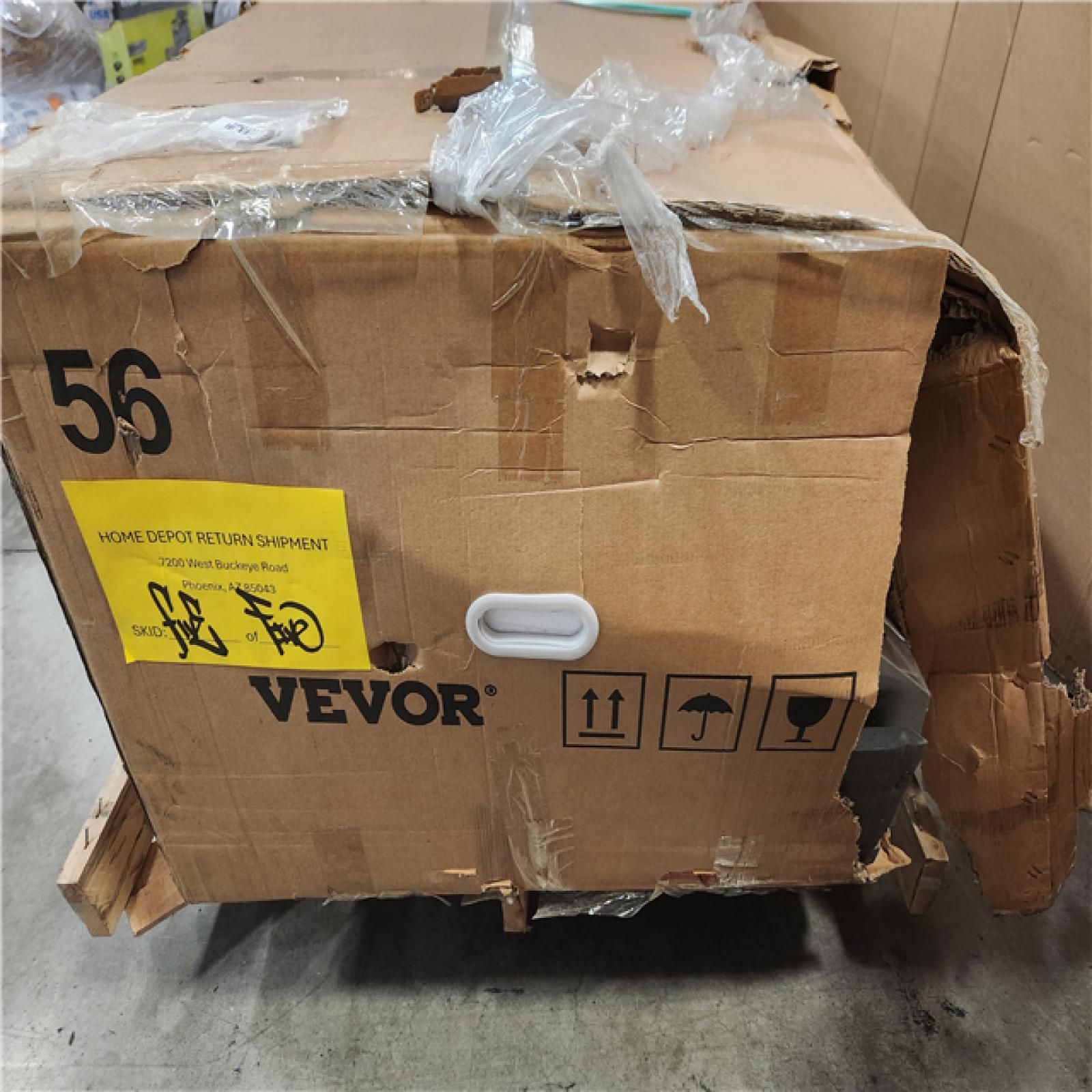 Phoenix AS-IS VEVOR Commercial Exhaust 9 ft. 201 Stainless Steel Range Hood 4-Detachable U-Shaped Grid Oil Filter Mesh Vent Hood