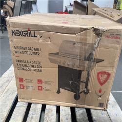 CALIFORNIA AS-IS NEXGRILL 5 BURNER GAS GRILL WITH SIDE BURNER HOME IMPROVEMENT
