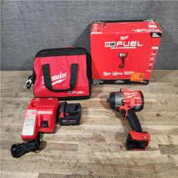 HOUSTON LOCATION - AS-IS Milwaukee FUEL 18V Lithium-Ion Brushless Cordless 1/2 in. Impact Wrench w/Friction Ring Kit