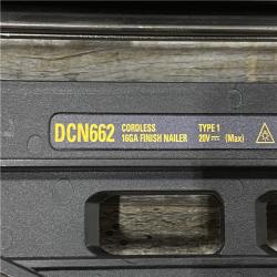 AS-IS DEWALT 20V MAX XR 16-Gauge Lithium-Ion Cordless Finish Nailer (Tool Only)