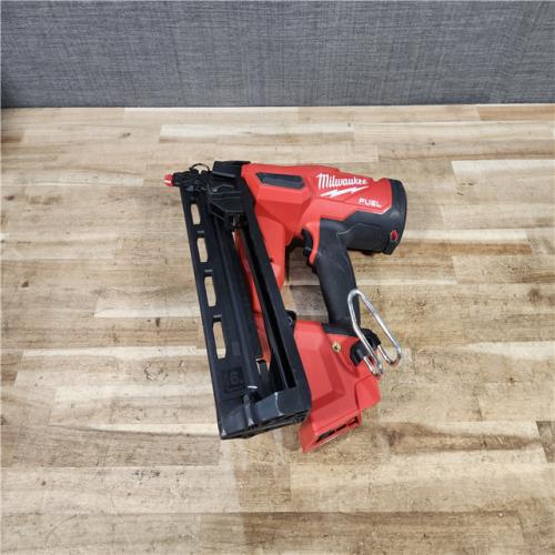 HOUSTON LOCATION - AS - IS Milwaukee FUEL 18-Volt Lithium-Ion Brushless Cordless Gen II 16-Gauge Angled Finish Nailer (Tool-Only)