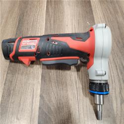 AS-IS- Milwaukee M12 12-Volt Lithium-Ion Cordless PEX Expansion Tool Kit with (2) 1.5 Ah Batteries  (3) Expansion Heads and Hard Case