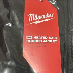 NEW - Milwaukee Men's Medium 12V Lithium-Ion Cordless AXIS Black Heated Jacket Kit
