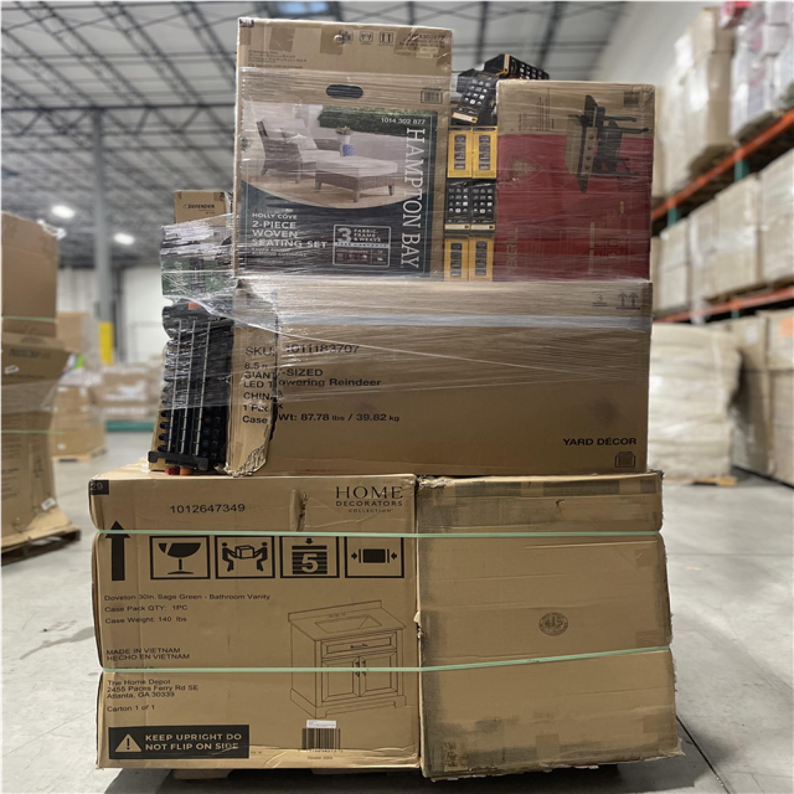 DALLAS LOCATION- AS-IS HOME IMPROVEMENT PALLET