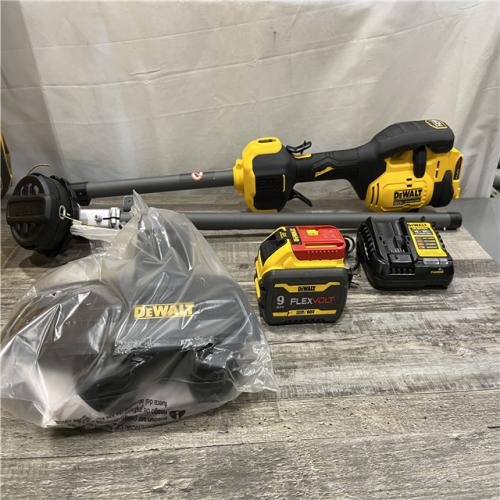 AS-IS DEWALT FLEXVOLT 60V MAX 17 in. Cordless Battery Powered Attachment Capable Trimmer Kit