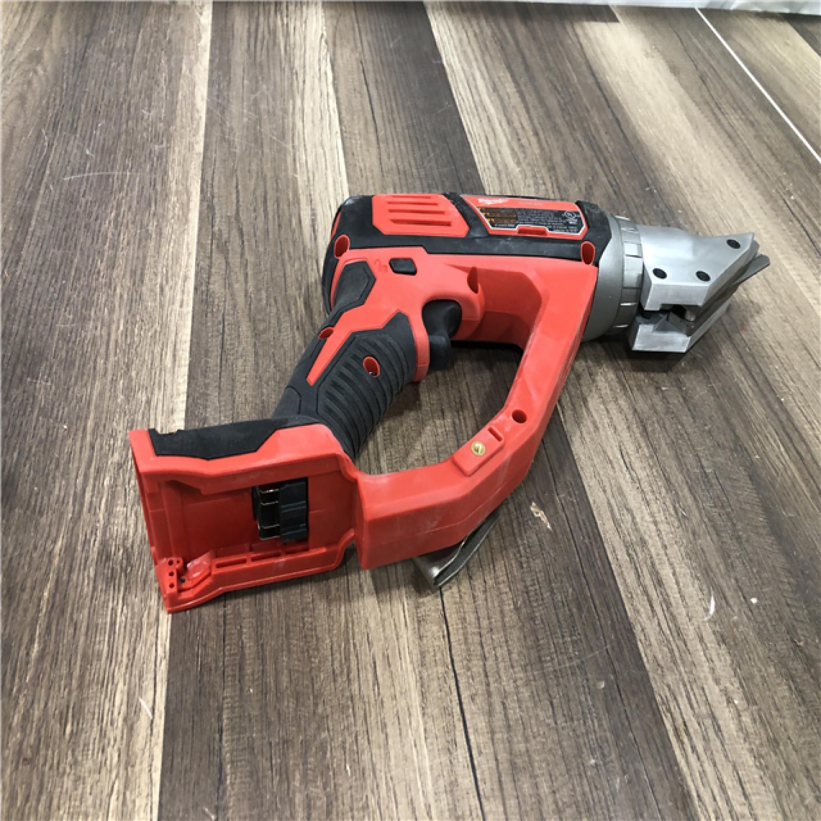 AS-IS Milwaukee 18-Volt Lithium-Ion Cordless 18-Gauge Double Cut Metal Shear (Tool-Only)
