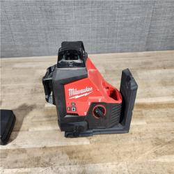 HOUSTON LOCATION - AS-IS Milwaukee 12-Volt Lithium-Ion Cordless Green 250 ft. 3-Plane Laser Level Kit
