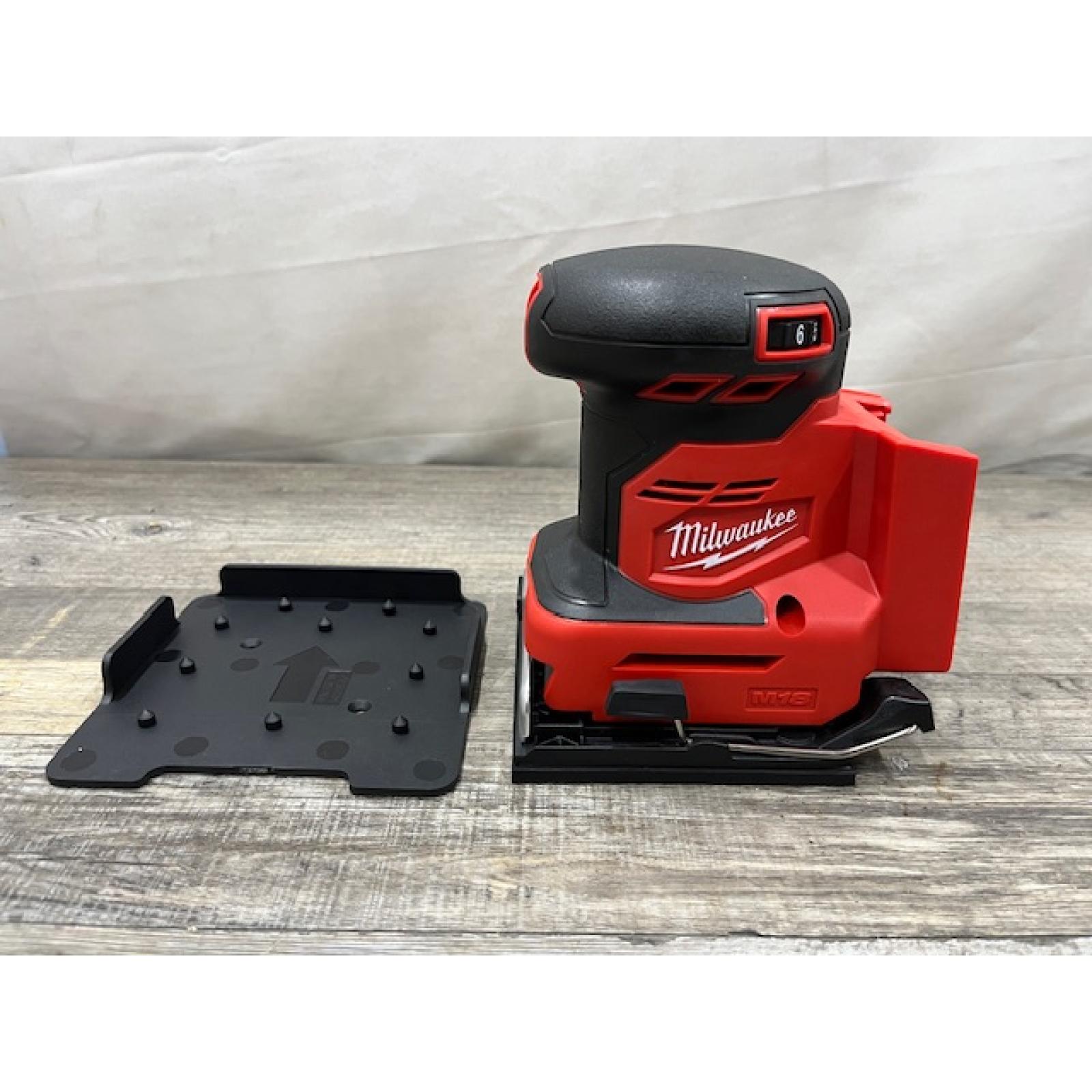 AS-IS Milwaukee 18V Lithium-Ion Cordless 1/4 in. Sheet Sander (Tool-Only)