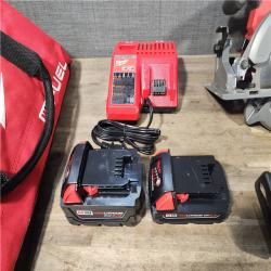 HOUSTON LOCATION - AS-IS MILWAUKEE 3 TOOL COMBO KIT W/ (2) BATTERY & CHARGER