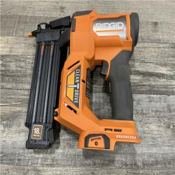AS-IS RIDGID 18V Brushless Cordless 18-Gauge 2-1/8 in. Brad Nailer (Tool Only)