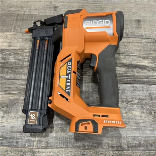 AS-IS RIDGID 18V Brushless Cordless 18-Gauge 2-1/8 in. Brad Nailer (Tool Only)