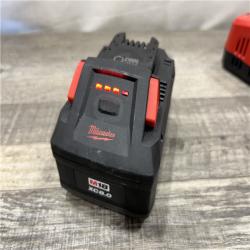 AS-IS Milwaukee 18-Volt Lithium-Ion REDLITHIUM FORGE Starter Kit with 8.0Ah Battery and Rapid Charger