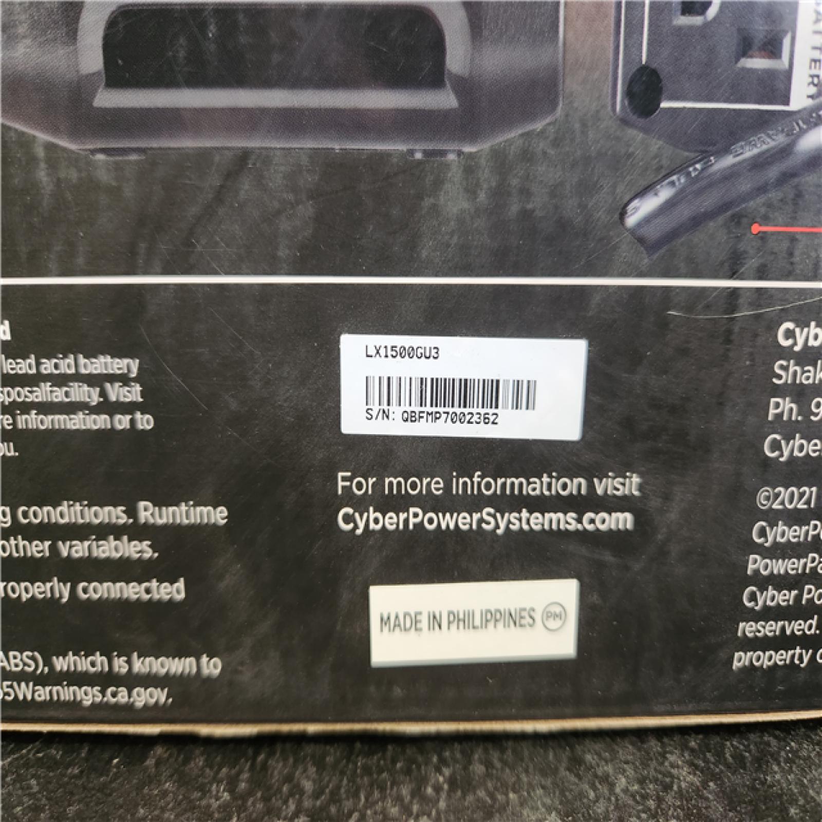 Phoenix NEW CyberPower 1500VA 10-Outlet UPS RJ45 COAX USB Charging