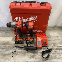 AS-IS Milwaukee FUEL 18V Lithium-Ion Brushless Cordless Hammer Drill & SURGE Impact Driver Combo Kit
