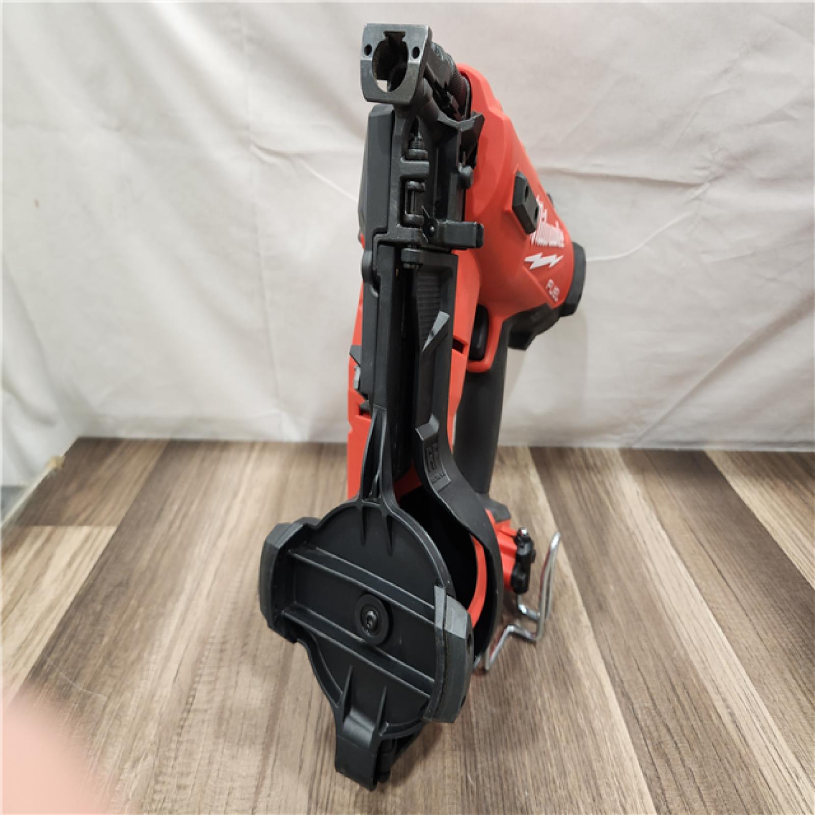 AS-IS- Milwaukee M18 FUEL 18-Volt Lithium-Ion Brushless Cordless Coil Roofing Nailer (Tool Only)