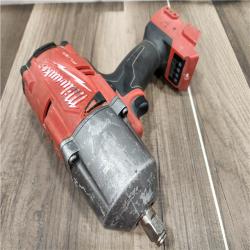 AS-IS Milwaukee M18 FUEL 18V Lithium-Ion Brushless Cordless 1/2 in. Impact Wrench with Friction Ring (Tool-Only)