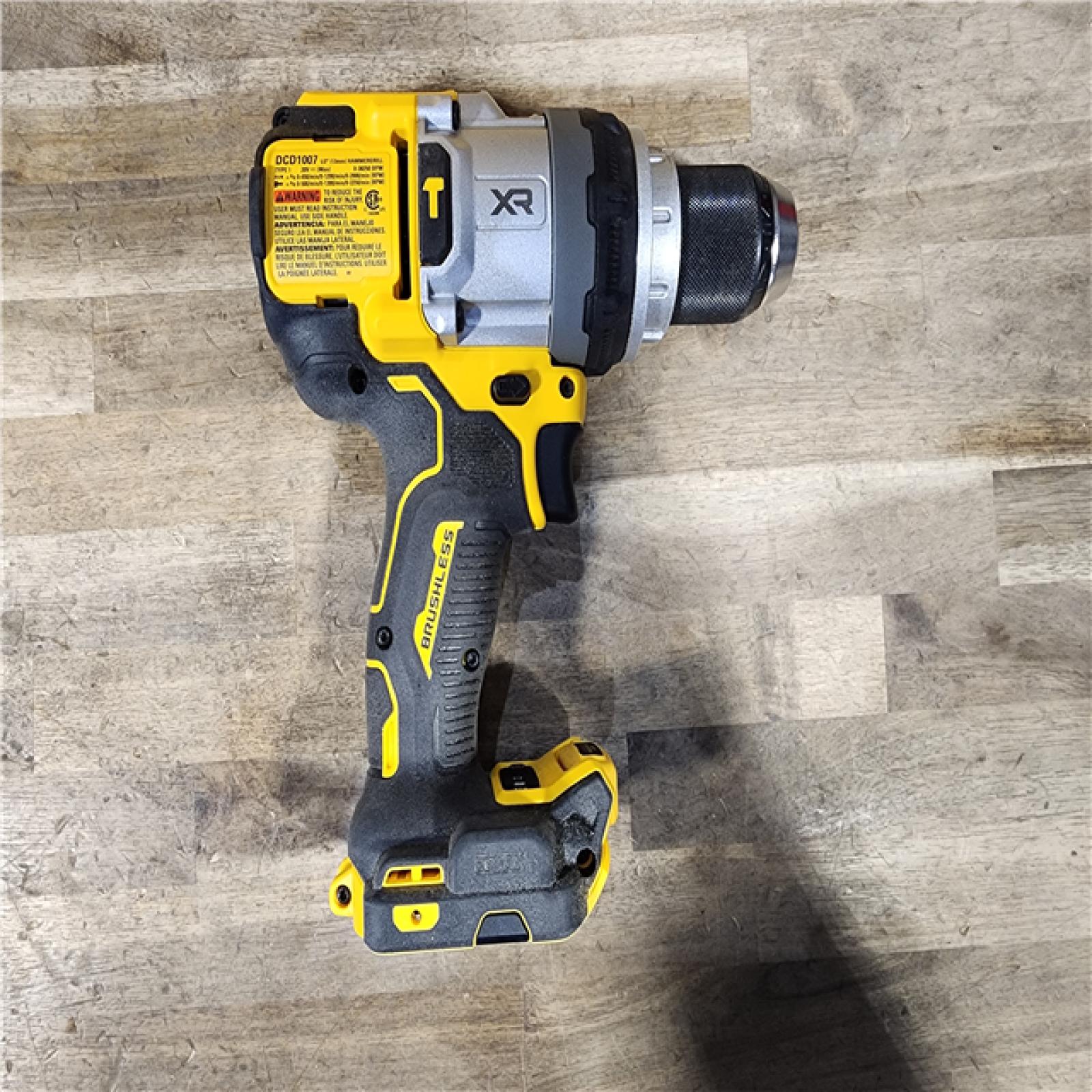 HOUSTON LOCATION - AS-IS DEWALT 20V XR Lithium-Ion Cordless Hammer Drill Kit with 8.0 Ah Battery  Charger and Kit Bag