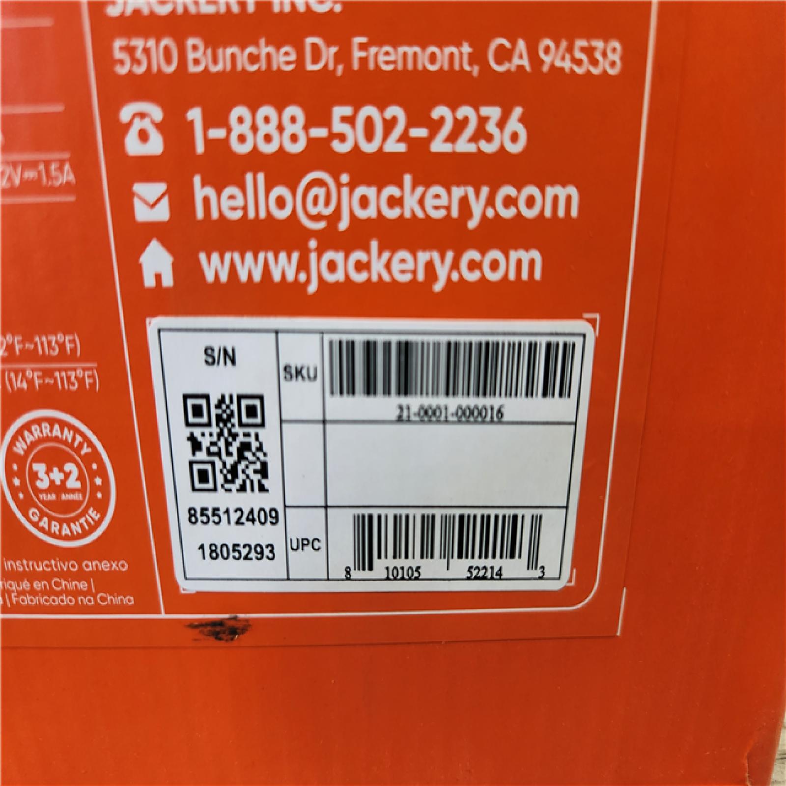Phoenix Location NEW Jackery Solar Generator Explorer 2000 Plus 2042.8Wh/ 3000W Model No. Je-2000C (SEALED)